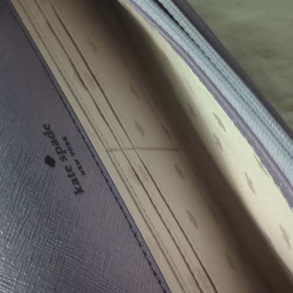 KATE SPADE Tinsel Flap Glitter Crossbody Purse in Lilac Frost ~ NWT - Picture 9 of 13